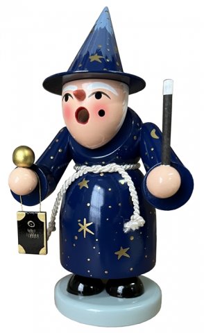 Erzgebirge Räucherfrau Zaubererin 19cm