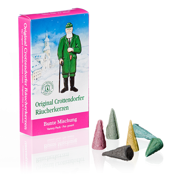 Crottendorfer  Räucherkerzen -Erzgebirge  bunte Mischung